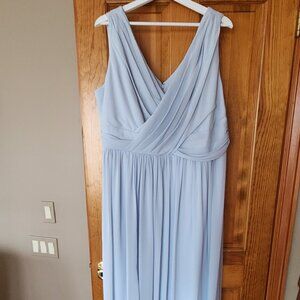 blue formal dress